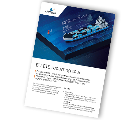 Download EU ETS reporting tool flyer cover