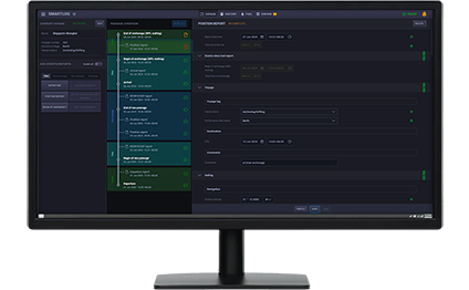 Smartlog on monitor