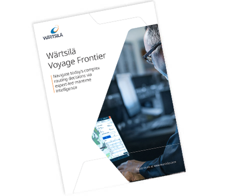 Cover image from Wärtsilä Voyage Frontier brochure