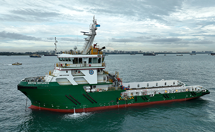 Offshore tug supply ship