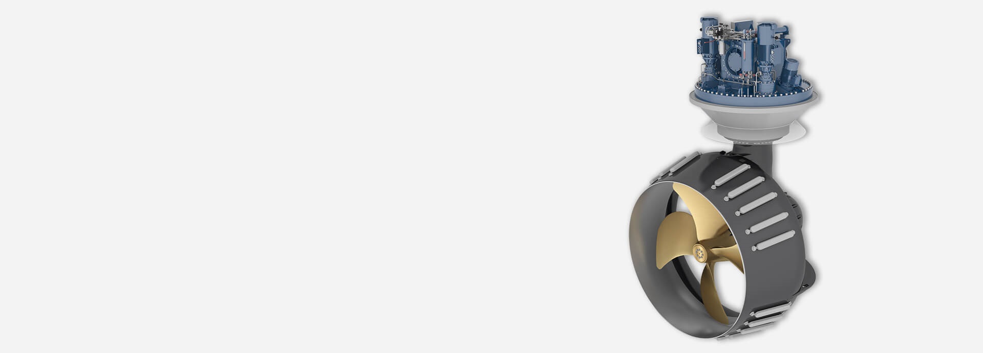 3D drawing Wärtsilä Steerable Thruster WST 32FP
