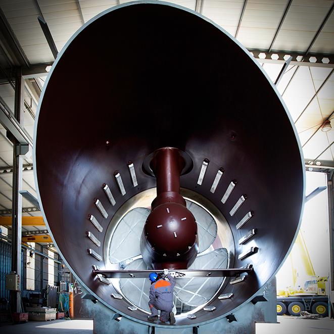 CT3500 largest tunnel thruster in the world