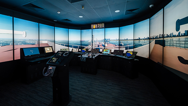 Navigational simulators arrangement
