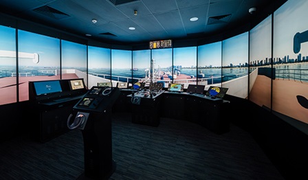 Navigational simulators arrangement