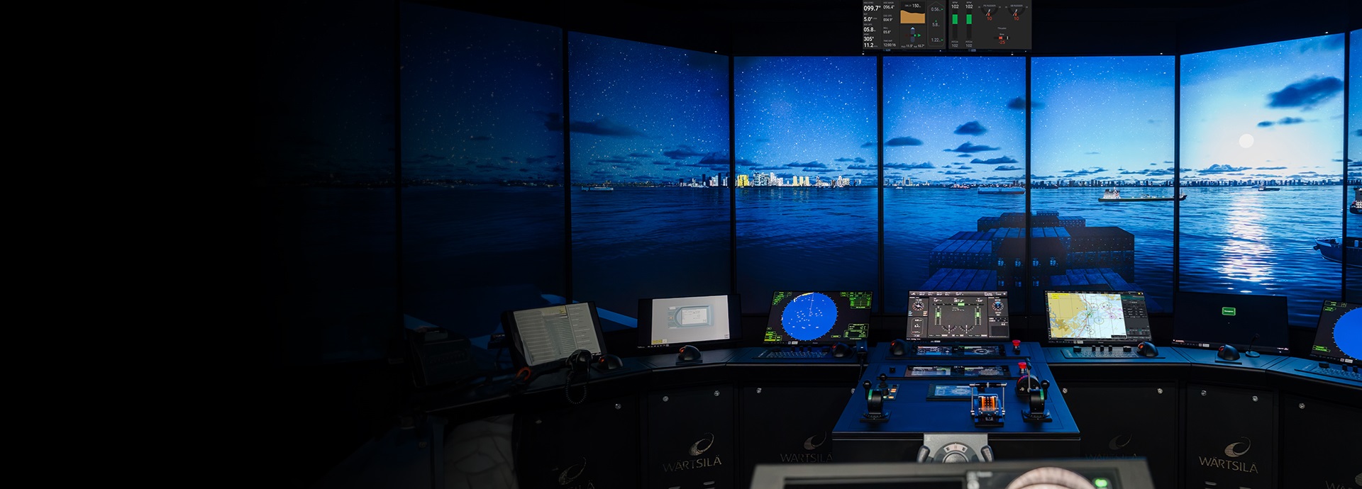 Wärtsilä NTPRO 7 ship handling simulator for modern training