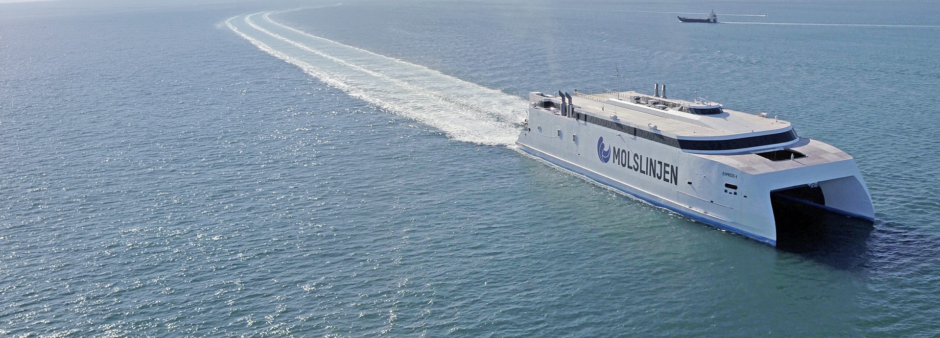 Molslinjen high-speed ferry Express 4 at sea