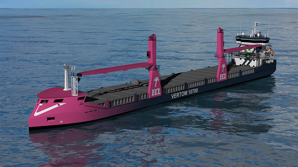 Geared Tweendecker Vertom Render © Vertom Group