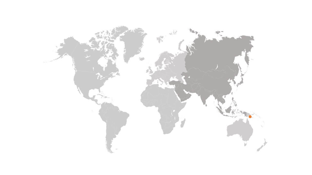 Port Moresby on the map