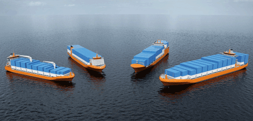 Container feeder design