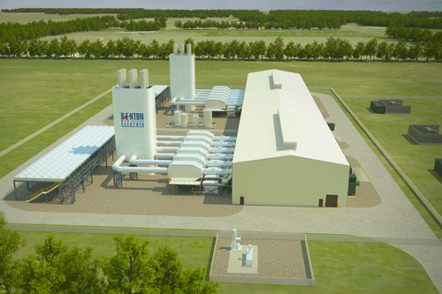 Artist illustration of the coming plant, Source: Denton Municipal Electric