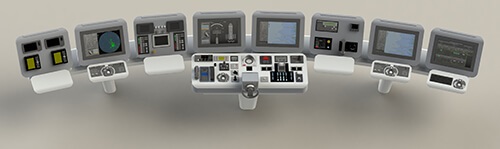 Megayacht GY85-Navigation Console 1