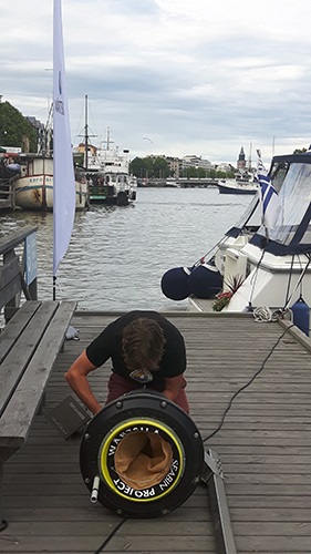 Seabin installation in Turku