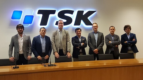 The agreement was signed by Mr Francisco Martín, Managing Director - Power and Industrial Plants, TSK, and Mr Javier Cavada, President of Wärtsilä Energy Solutions