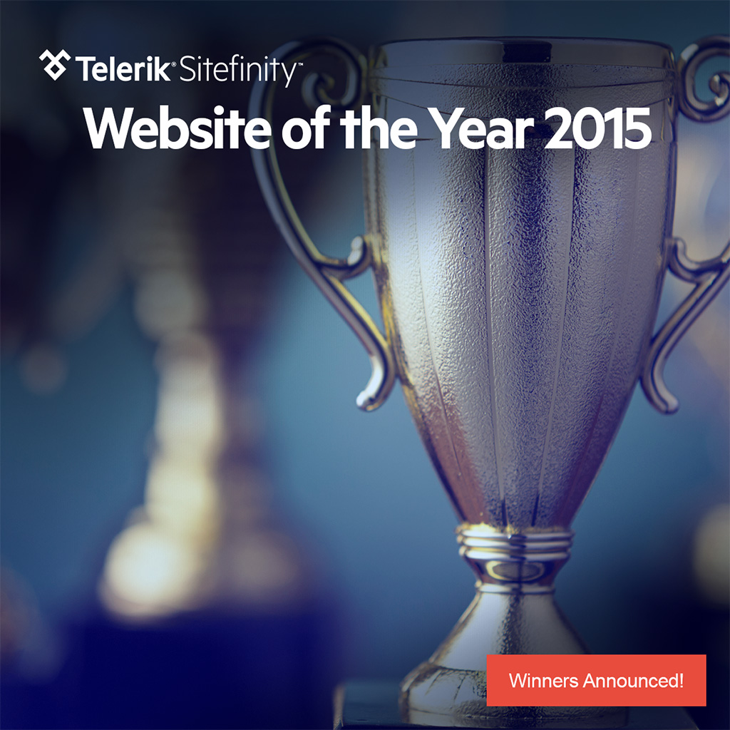 Sitefinity website award