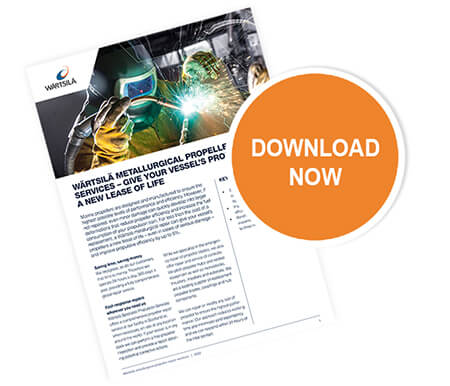 Wärtsilä Metallurgical propeller repair services