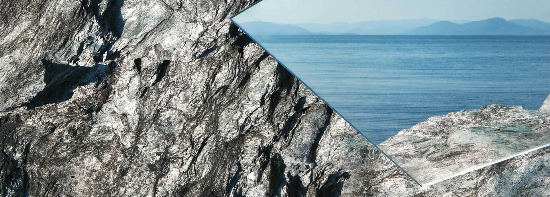Rocks & mirror