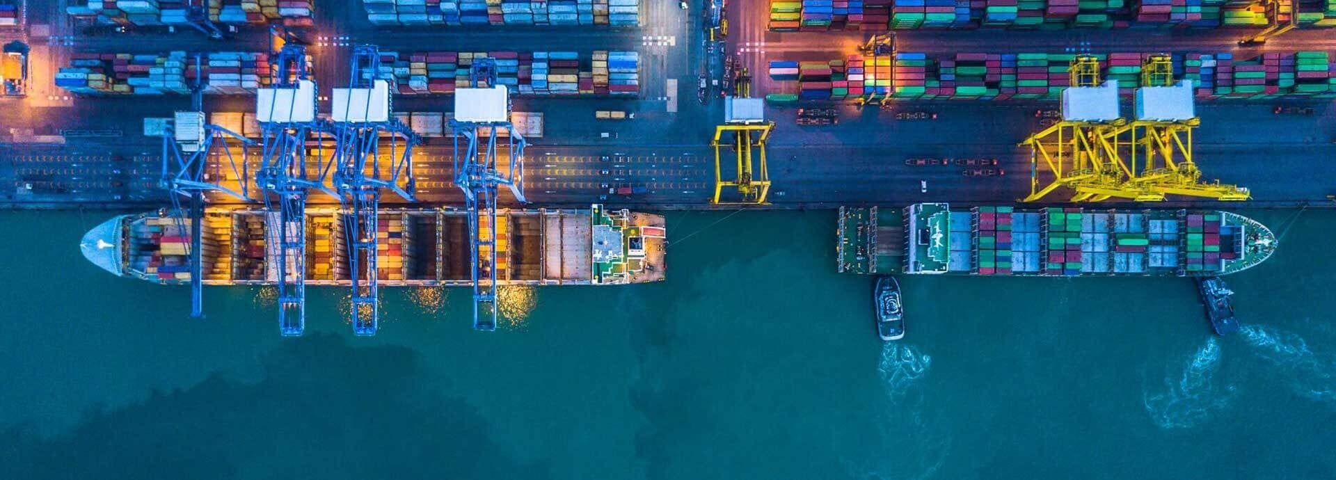 Ships in port