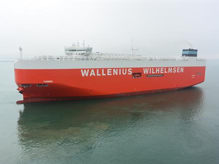 The Ro-Ro vessel “Theben” is equipped with an exhaust gas cleaning (EGC) System from Wärtsilä. The system is the first EGC to be approved by an Asian flag authority.