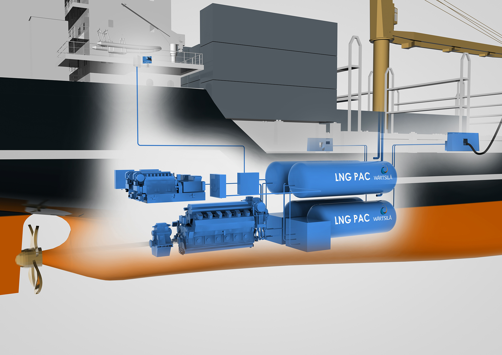 BoilOff Gas handling onboard LNG fuelled ships