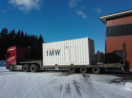 The Wärtsilä GasReformer leaves Finland en route to Bermeo, Spain.