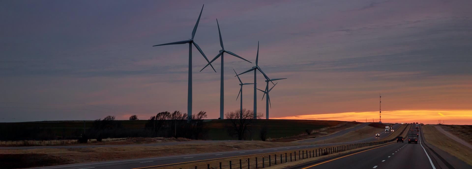 Windmills in West Texas