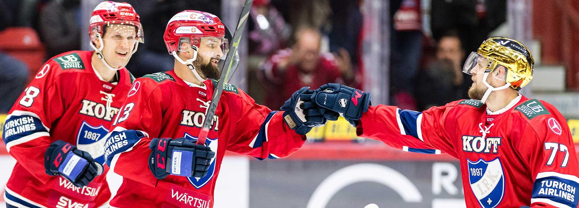 Come as you are to HIFK’s first line