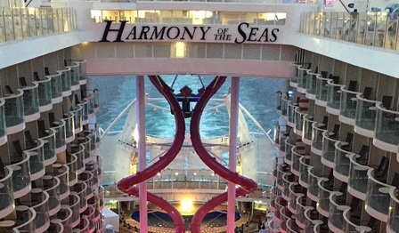 Royal Caribbean Cruise Lines’ 362-metre Harmony of the Seas launched last May.