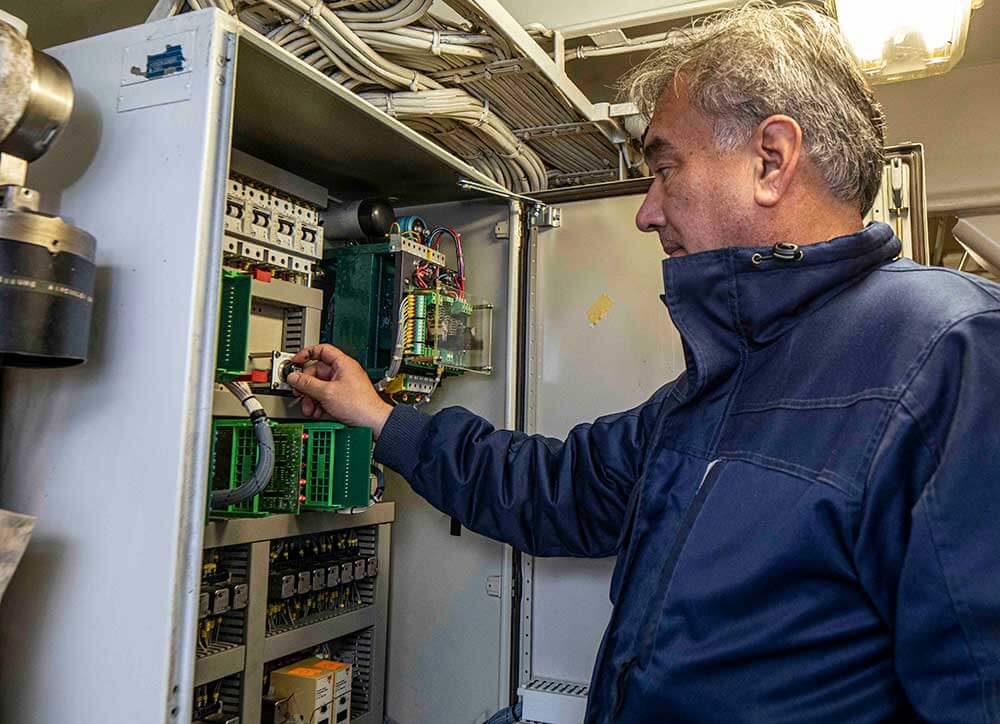 WAGO cabinet on MV Henrike