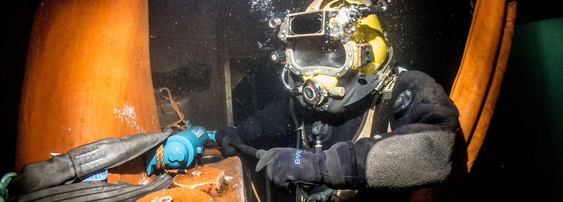 Save time with underwater repair and maintenance