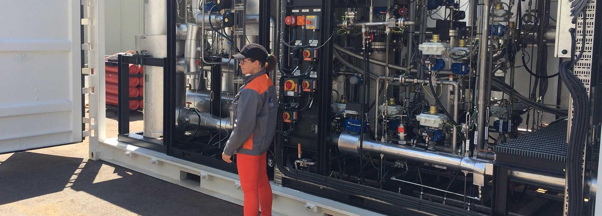 The 1MV Pilot GasReformer in Bermeo, Spain.