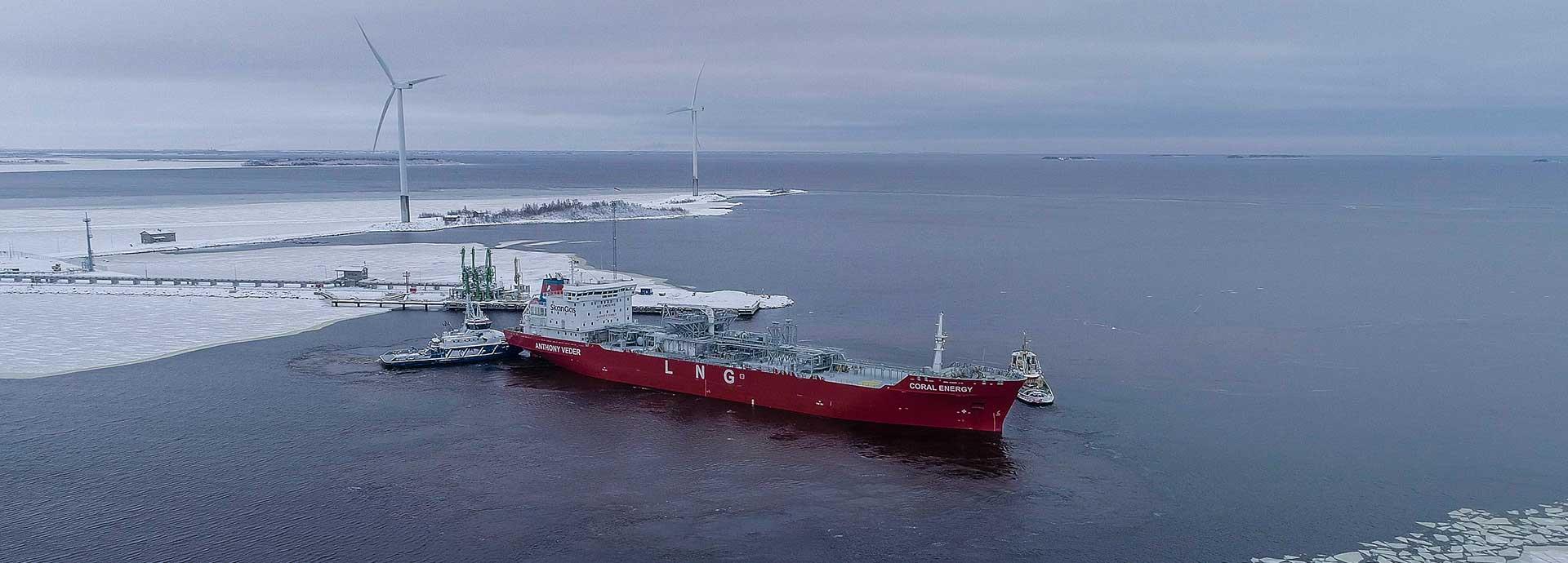 Tanker in Tornio