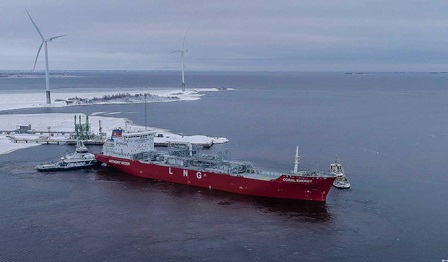 Tanker in Tornio