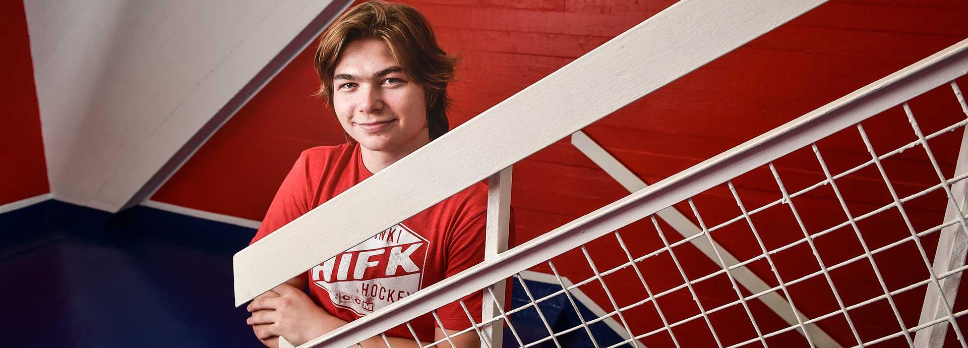 HIFK star Niklas Nordgren scores with a smile